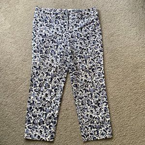 Ann Taylor Factory Straight Leg Floral Pants